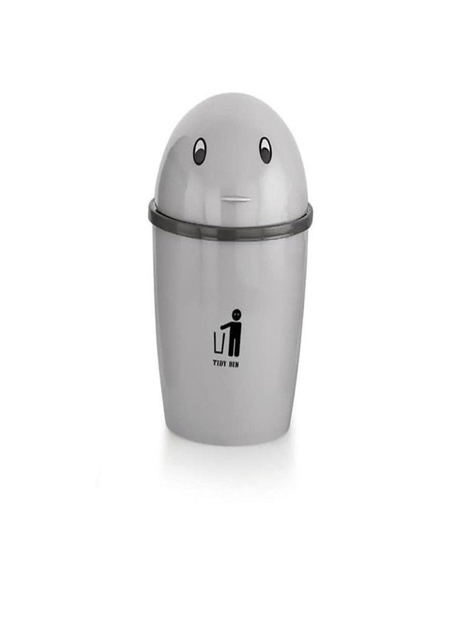 PUTHAK Plastic Small SwingLid Trash Bin, Multi-Use Dustbin For Study Table Office- Color May Vary (Pack Of 1) - Image 4